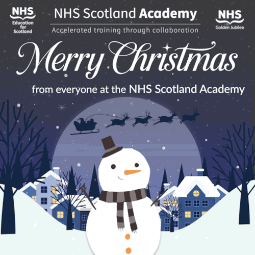 Merry Christmas snowman